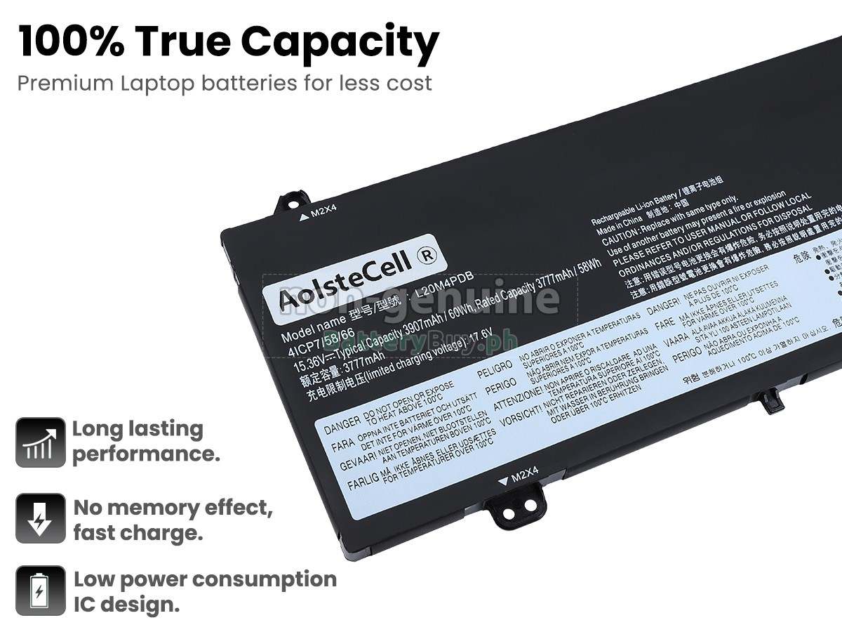 Lenovo L20M4PDB Replacement Battery