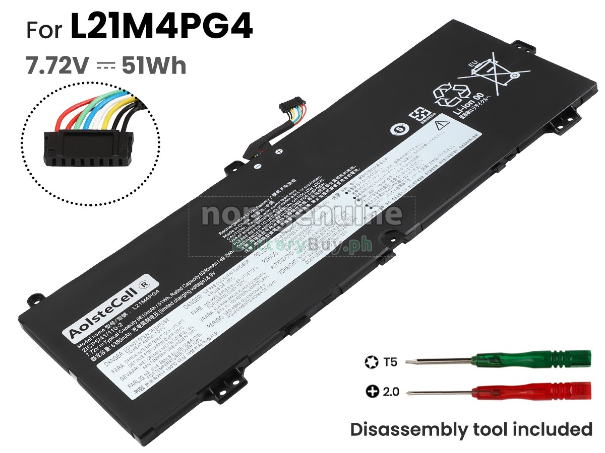 Lenovo L21C4PG4 Replacement Battery