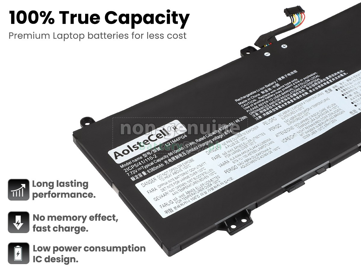 Lenovo L21C4PG4 Replacement Battery