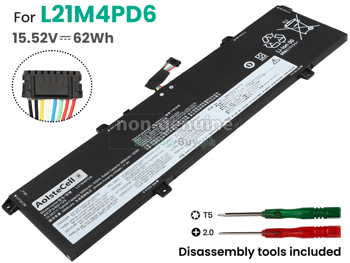 Lenovo THINKBOOK 14 G4+ ARA-21D0000KVN Replacement Battery