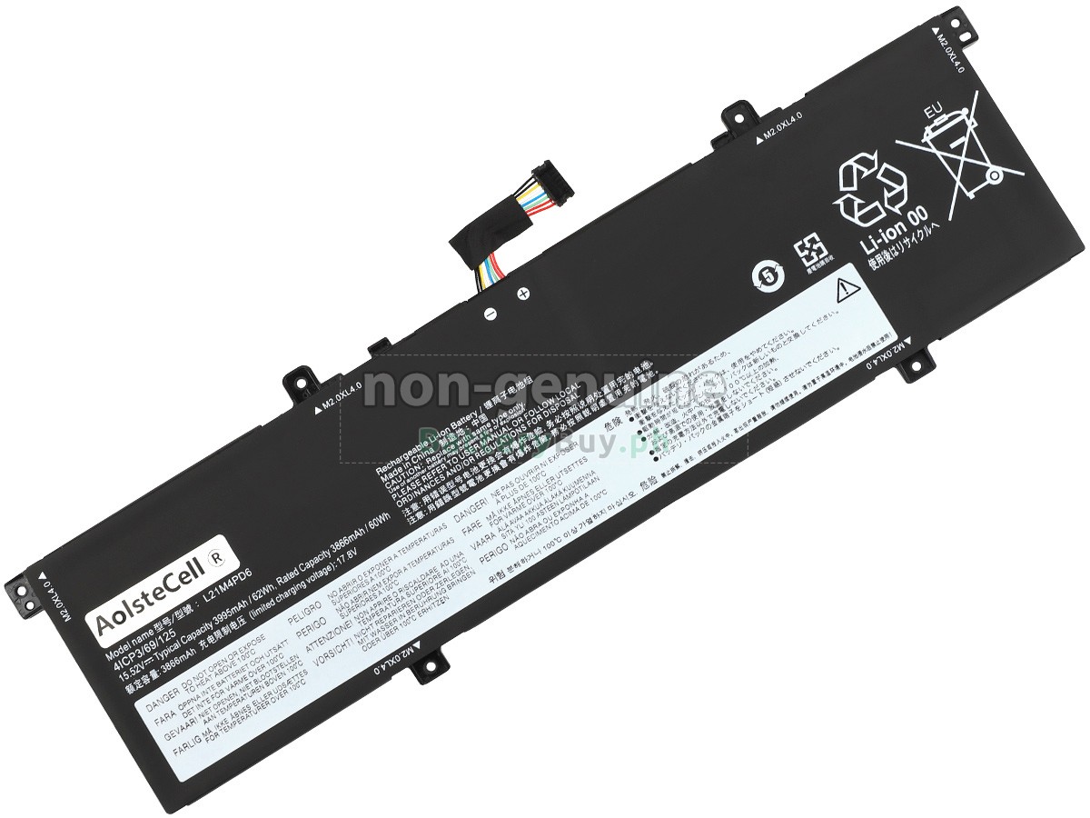 Lenovo THINKBOOK 14 G4+ ARA-21D0000KVN Replacement Battery