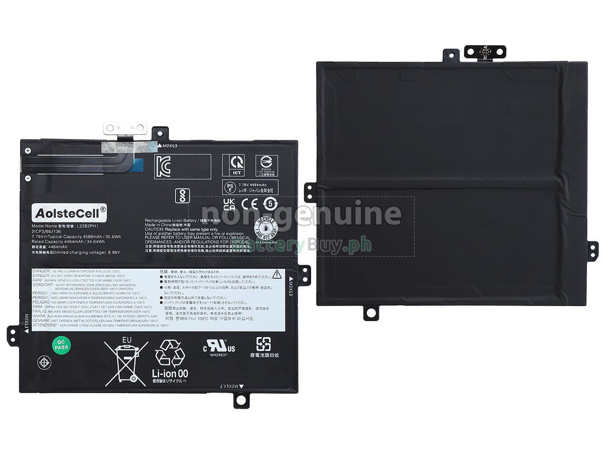 Lenovo IdeaPad DUET 3 11IAN8-82XK0032ED Replacement Battery