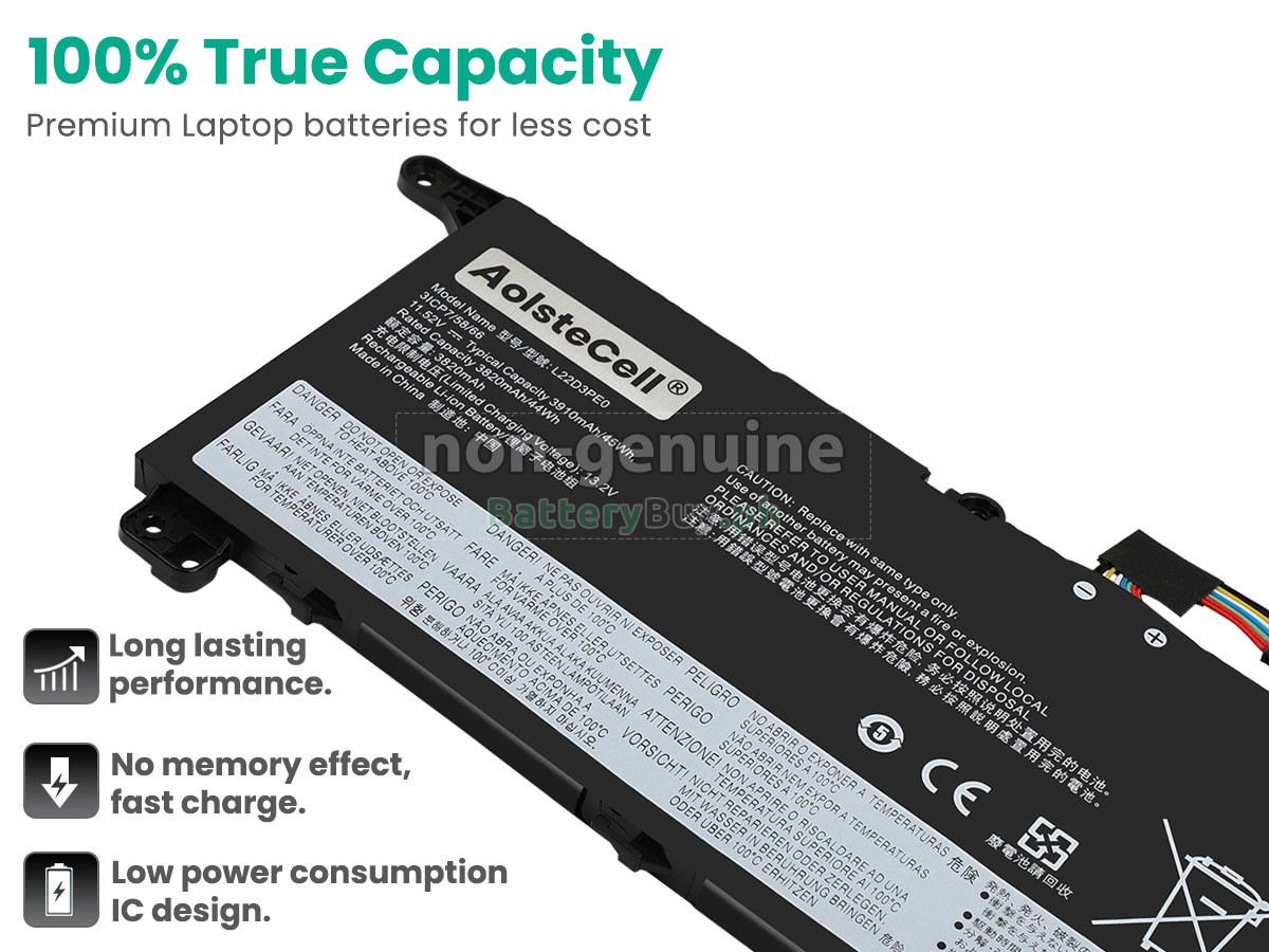 Lenovo L22B3PE0 Replacement Battery