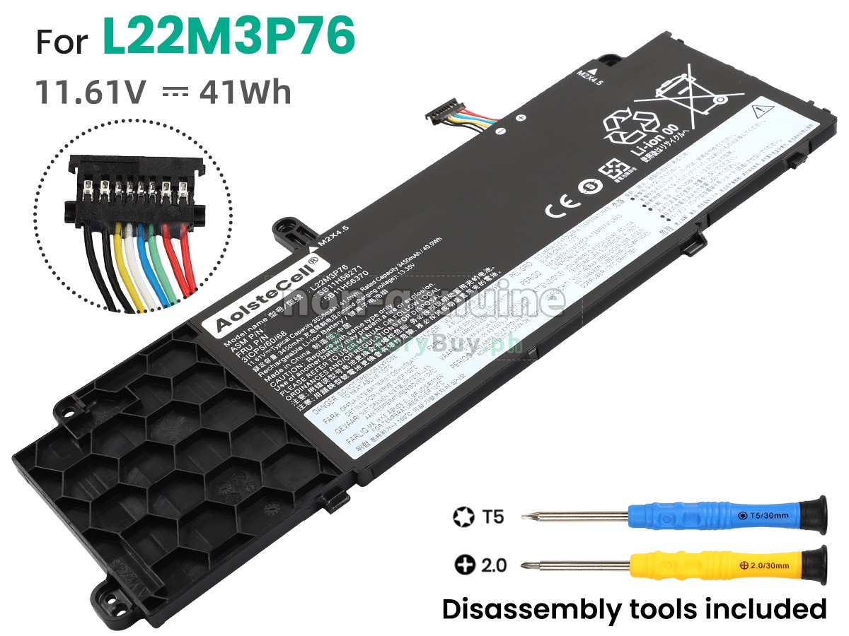 Lenovo L22D3P76 Replacement Battery