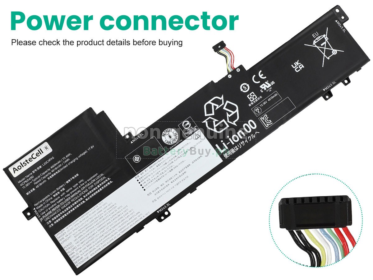 Lenovo L22C4PA5 Replacement Battery