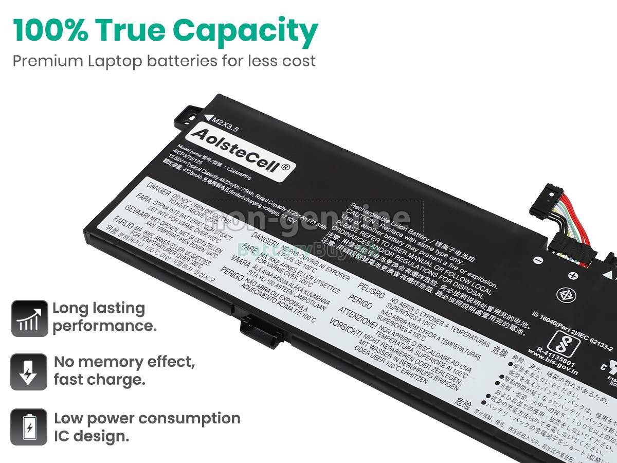 Lenovo YOGA PRO 9 14IRP8-83BU009FMZ Replacement Battery