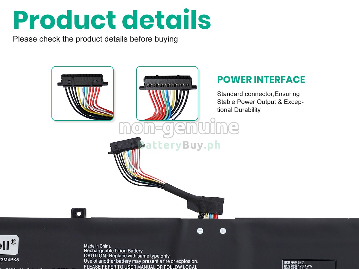 Lenovo LEGION 5 16IRX9-83DG00A1RU Replacement Battery