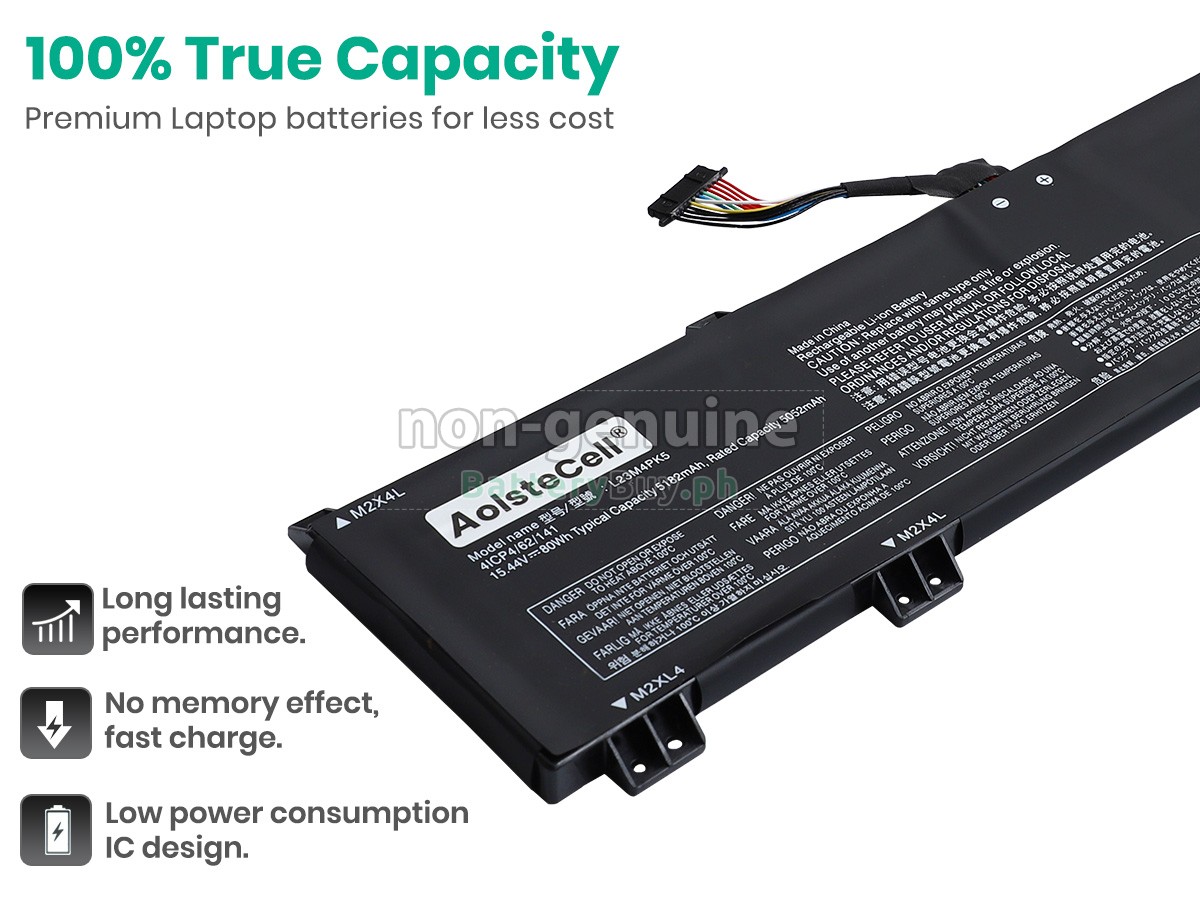 Lenovo LEGION 5 16IRX9-83DG00A1RU Replacement Battery