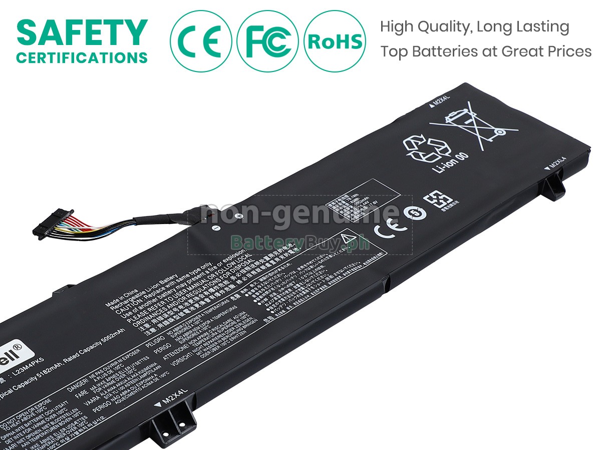 Lenovo LEGION 5 16IRX9-83DG00A1RU Replacement Battery