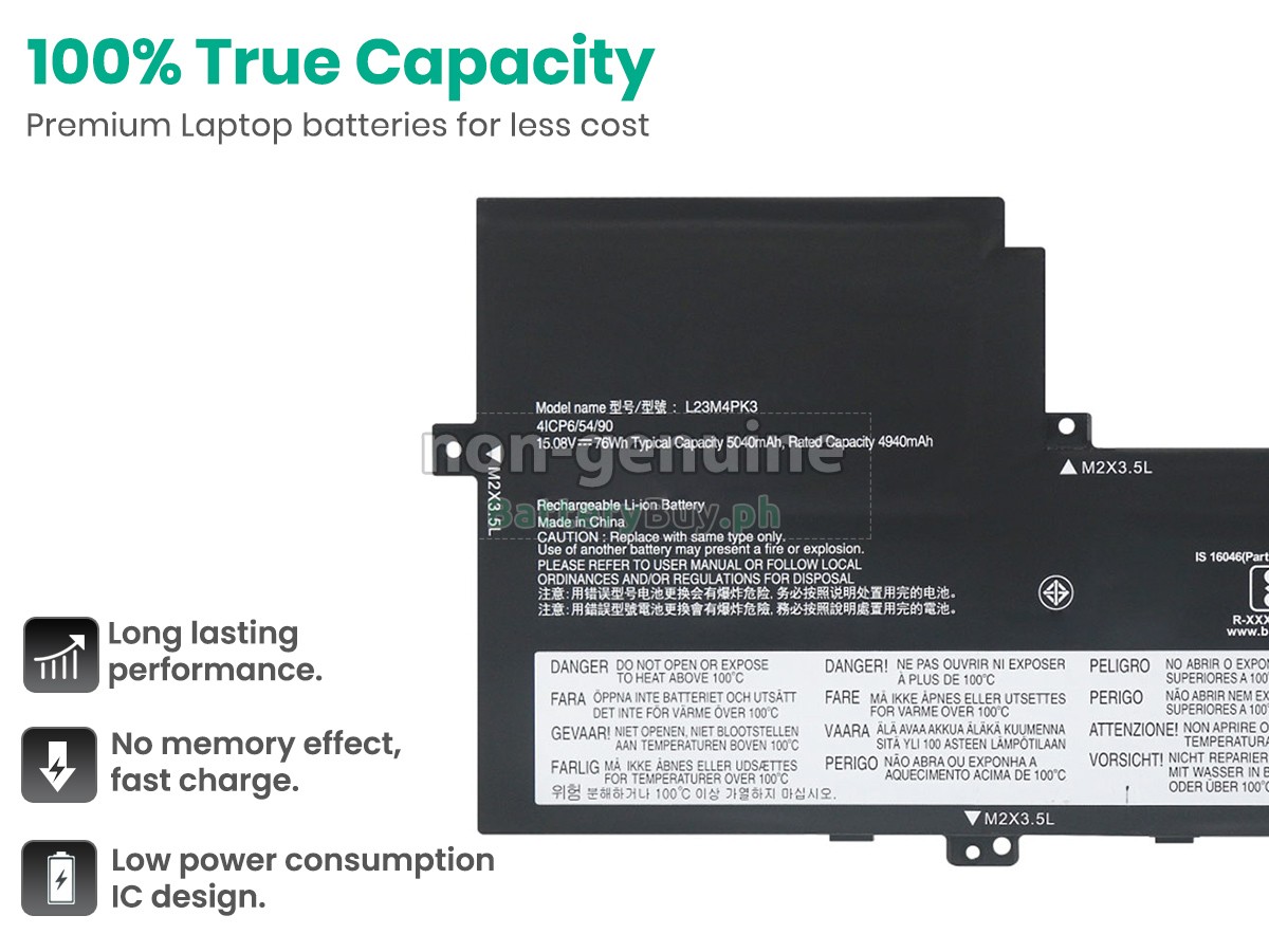 Lenovo IdeaPad SLIM 5 16AHP9-83DD001TRK Replacement Battery