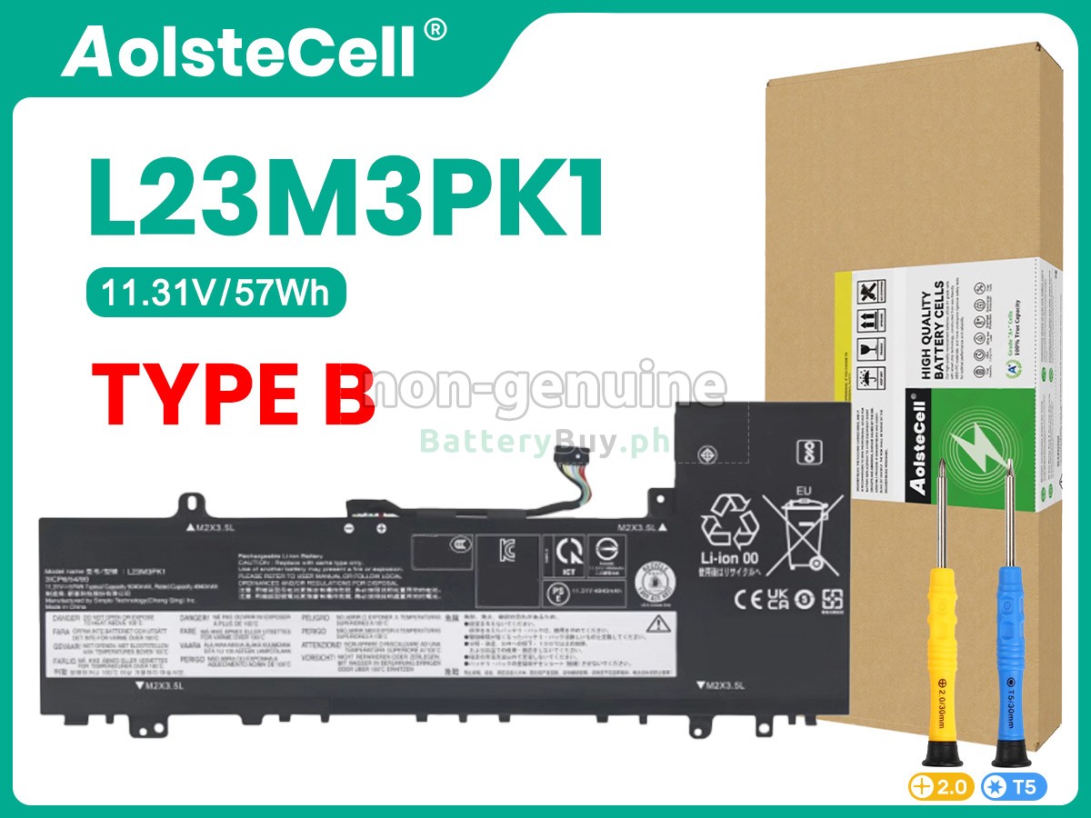 Lenovo IdeaPad SLIM 5 14IMH9-83DA005WJP Replacement Battery