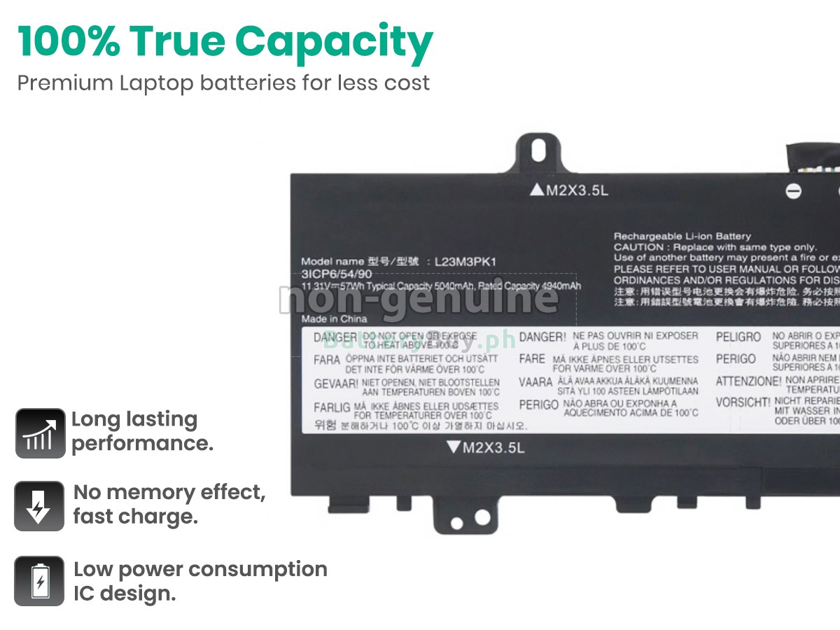 Lenovo IdeaPad SLIM 5 16AHP9-83DD001TRK Replacement Battery