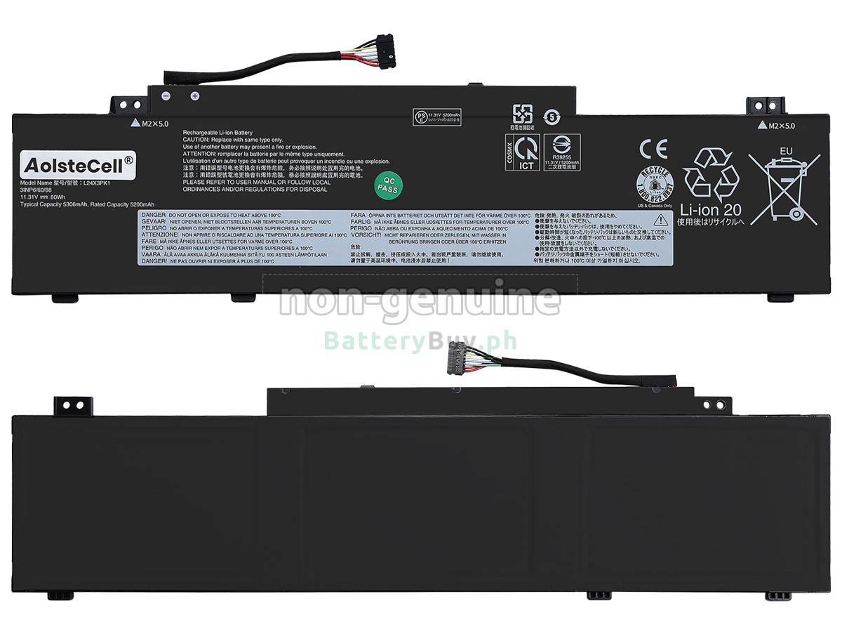 Lenovo IdeaPad SLIM 3 15IRH10-83K100NGFR Replacement Battery