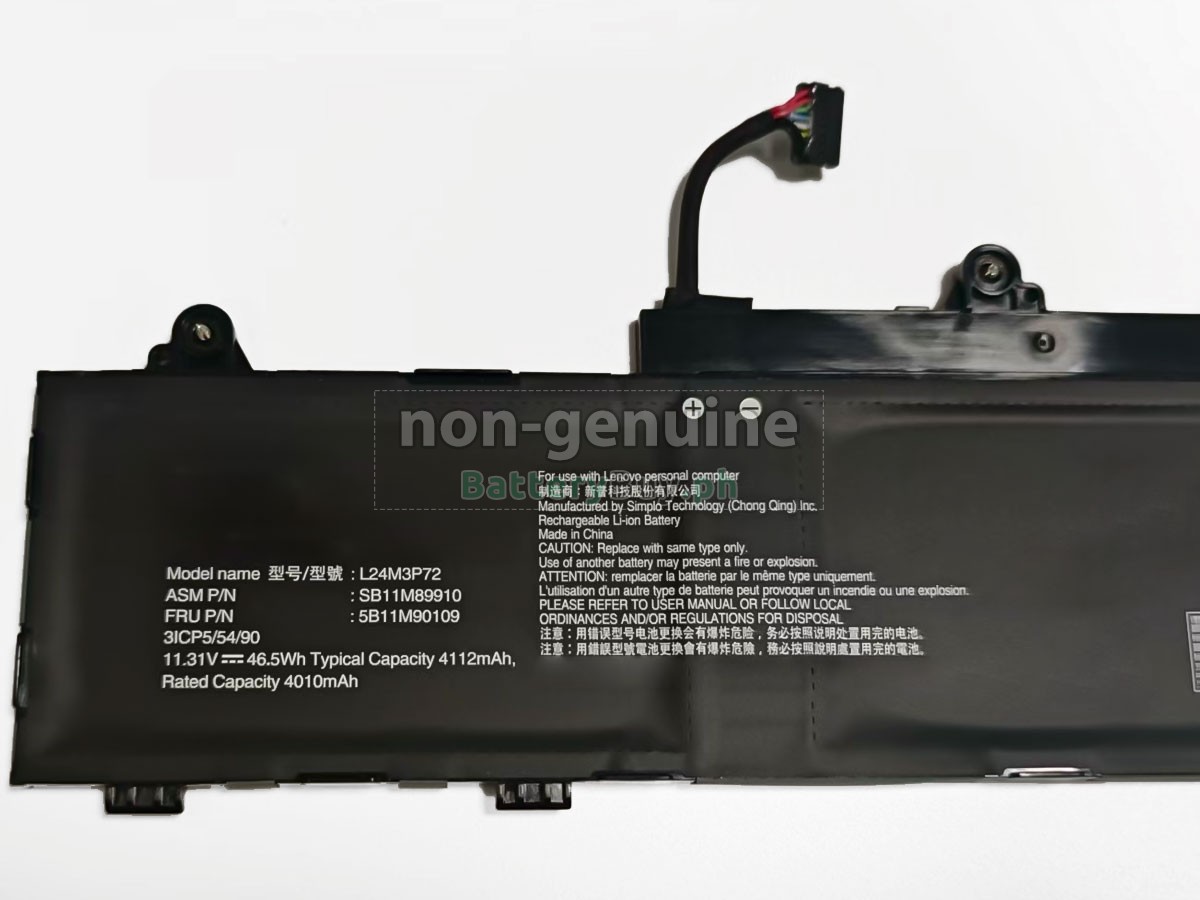 Lenovo ThinkPad L14 GEN 6-21S80033UE Replacement Battery