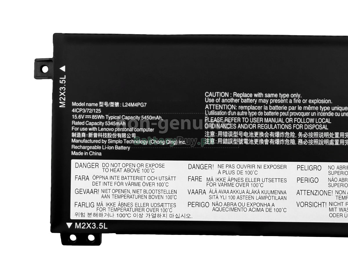 Lenovo L24X4PG7 Replacement Battery