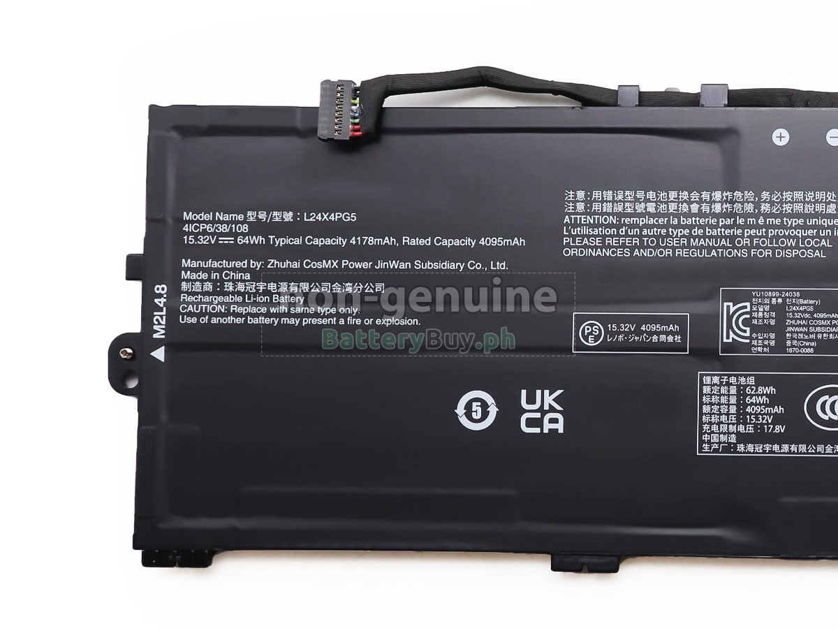 Lenovo 5B11Q73054 Replacement Battery