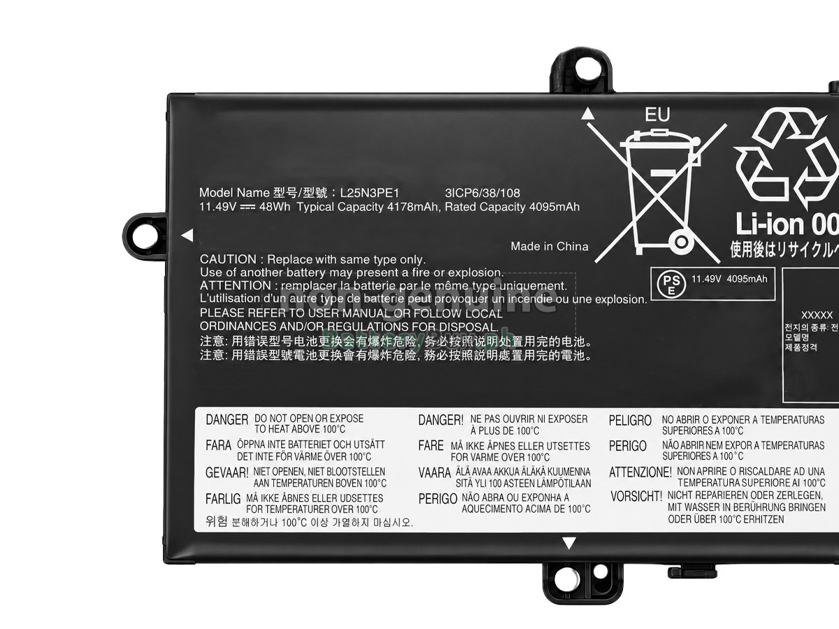 Lenovo THINKBOOK 16 G9 IRL-21US0046FE Replacement Battery