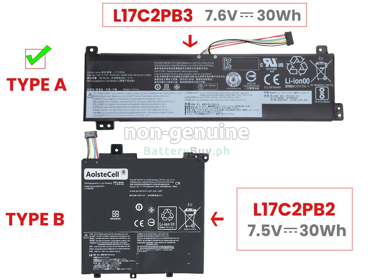 Lenovo V130-15IKB 81HN010LMH Replacement Battery