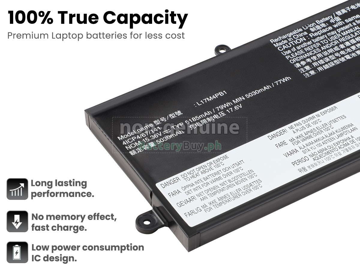 Lenovo IdeaPad 720S-15IKB-81AC0034GE Replacement Battery