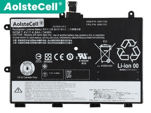 Battery for Lenovo 45N1751
