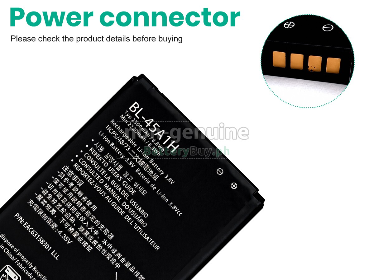LG BL-45A1H Replacement Battery