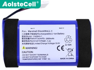 Battery for Marshall C406A3-1