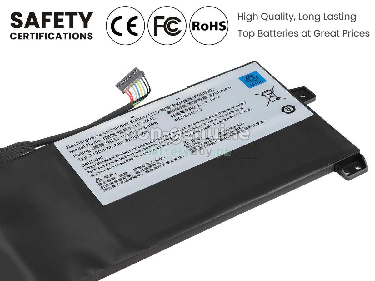 Mechrevo BTY-M48 Replacement Battery