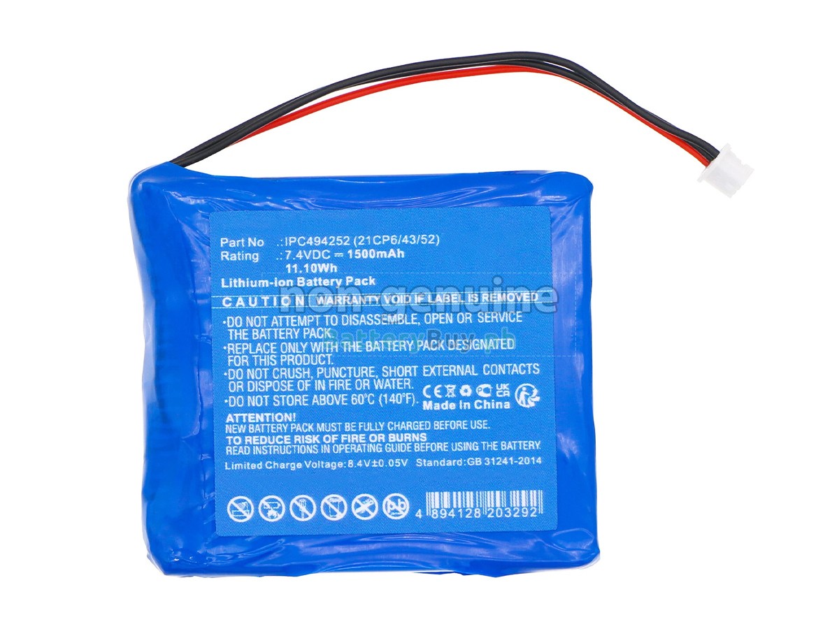 Medcaptain IPC494252 Replacement Battery