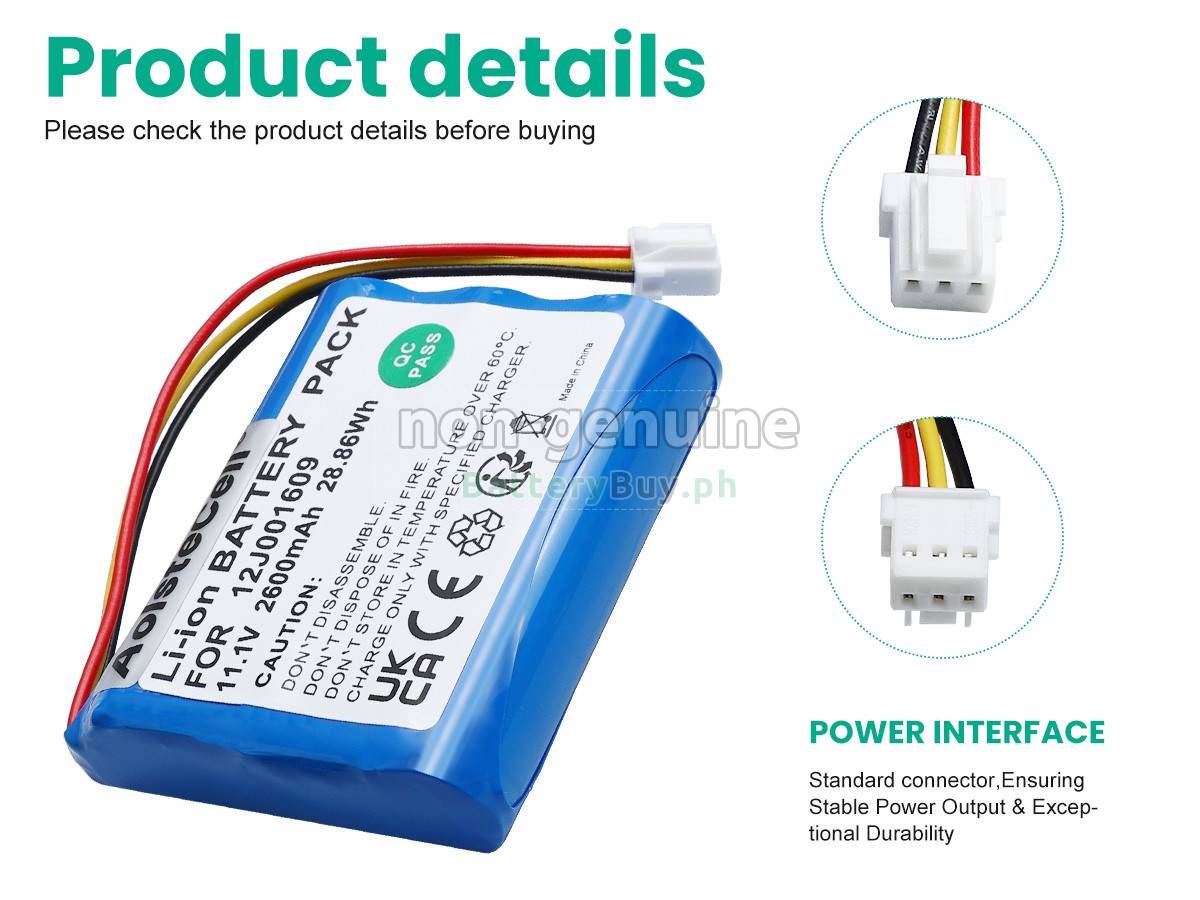 Moneual EVERYBOT RS700 Replacement Battery