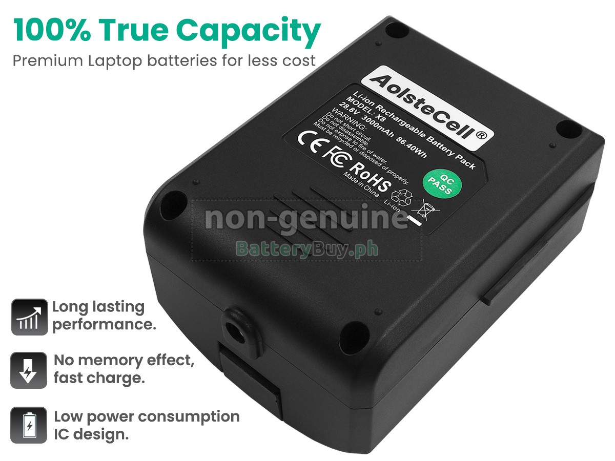 Moosoo X8 Replacement Battery