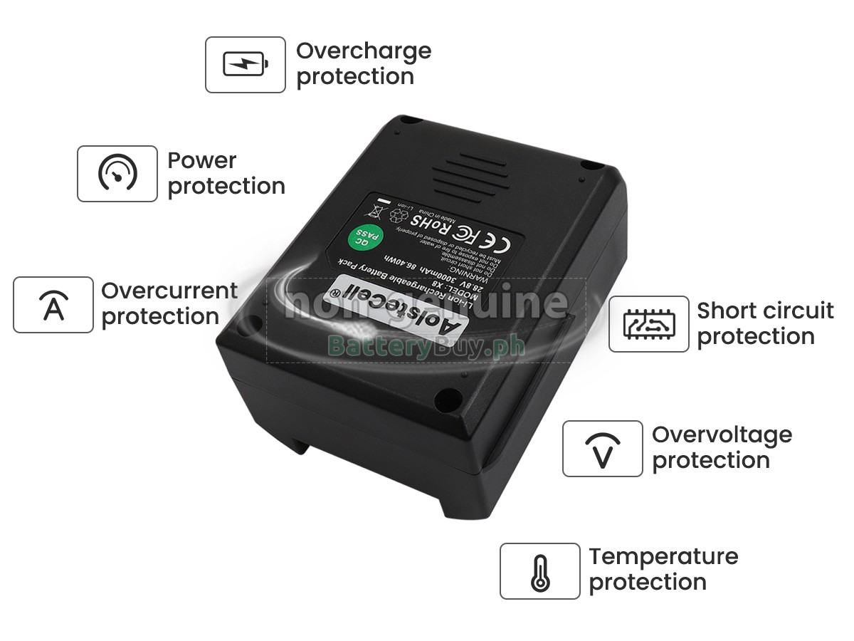Moosoo X8 Replacement Battery