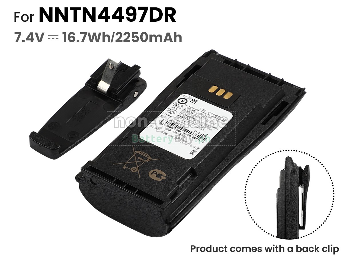 Motorola NNTN4497DR Replacement Battery
