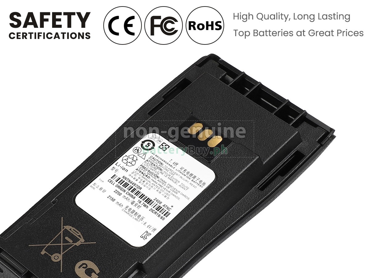 Motorola NNTN4497DR Replacement Battery