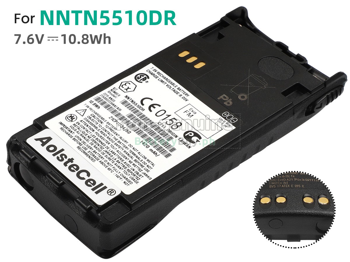 Motorola NNTN5510DR Replacement Battery
