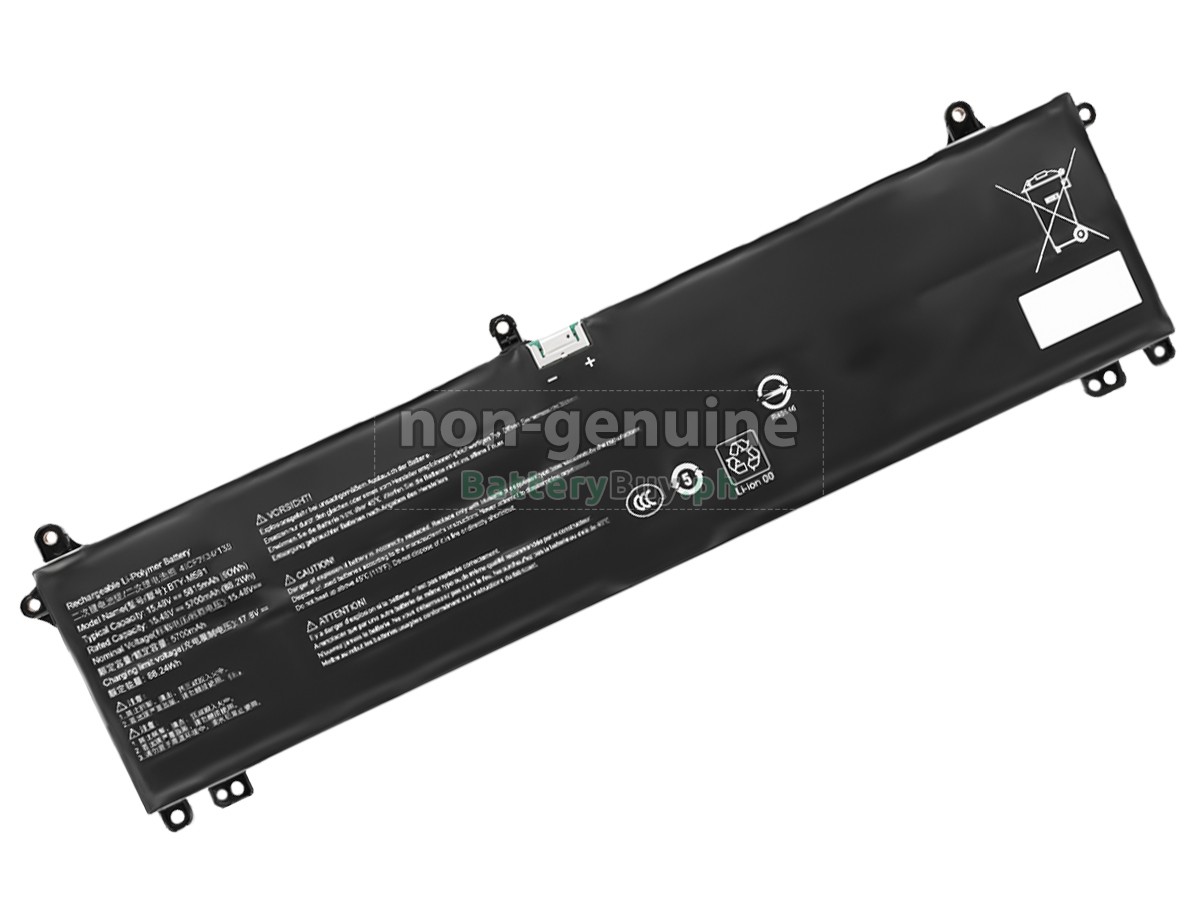 MSI KATANA 17 B13 MS17U1 Replacement Battery