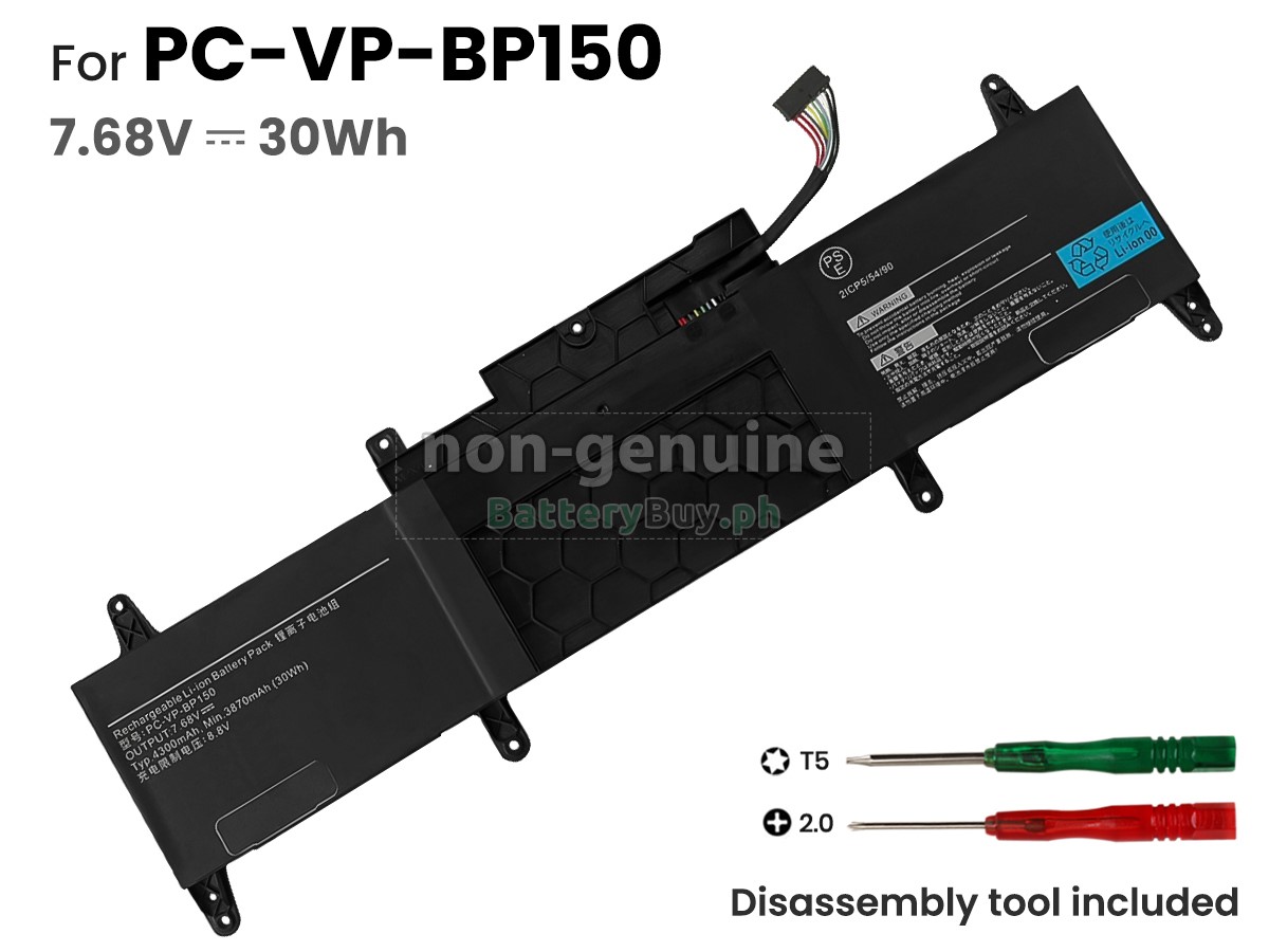 NEC PC-VP-BP150 Replacement Battery