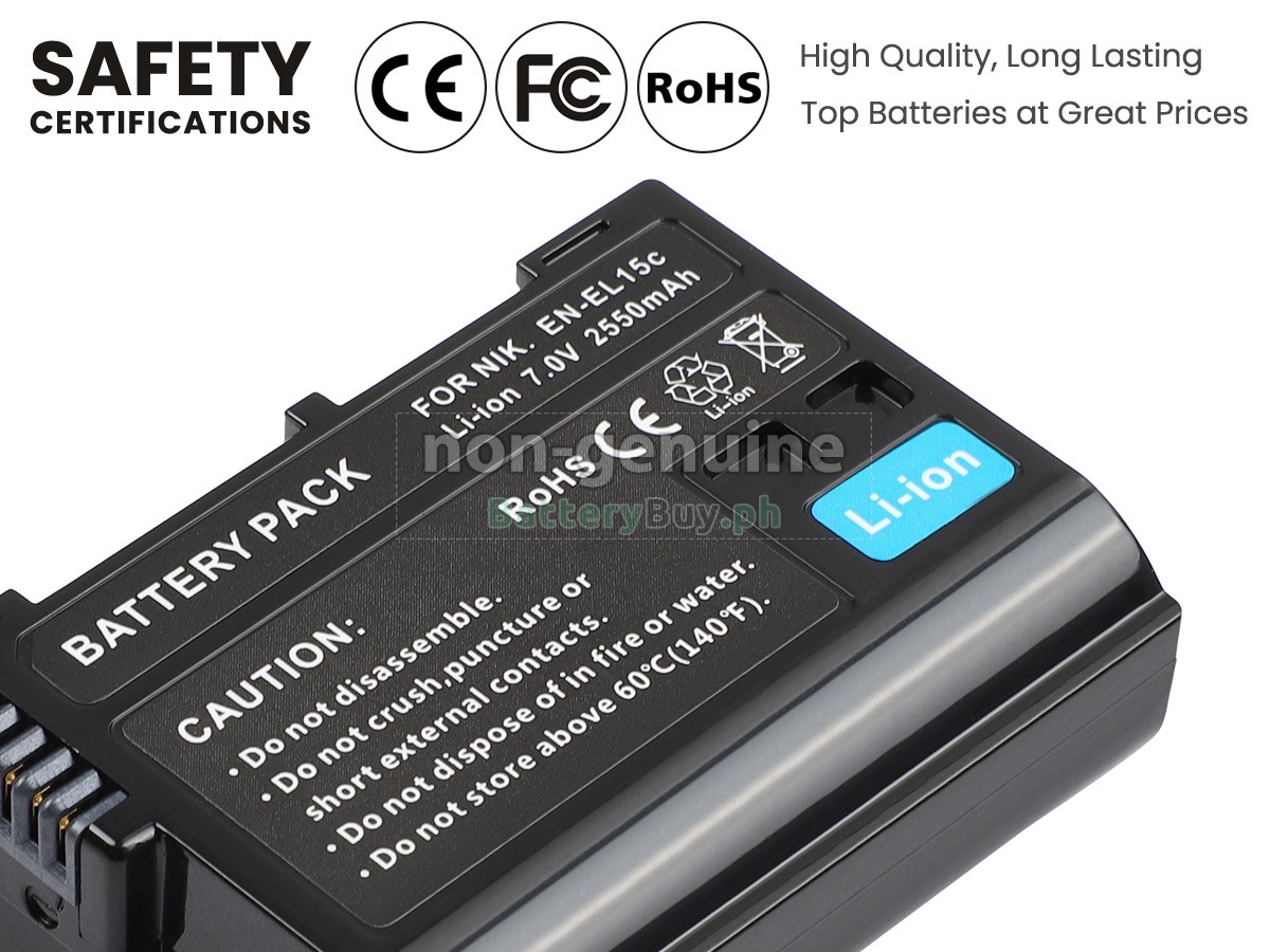 Nikon MB-D16 Replacement Battery
