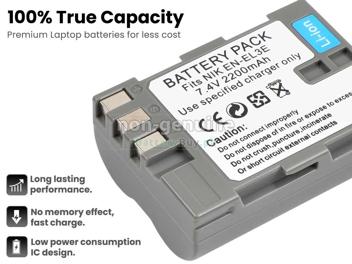 Nikon MB-D90 Replacement Battery