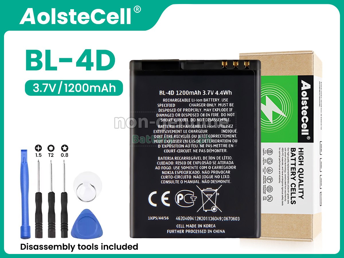 Nokia BL-4D Replacement Battery