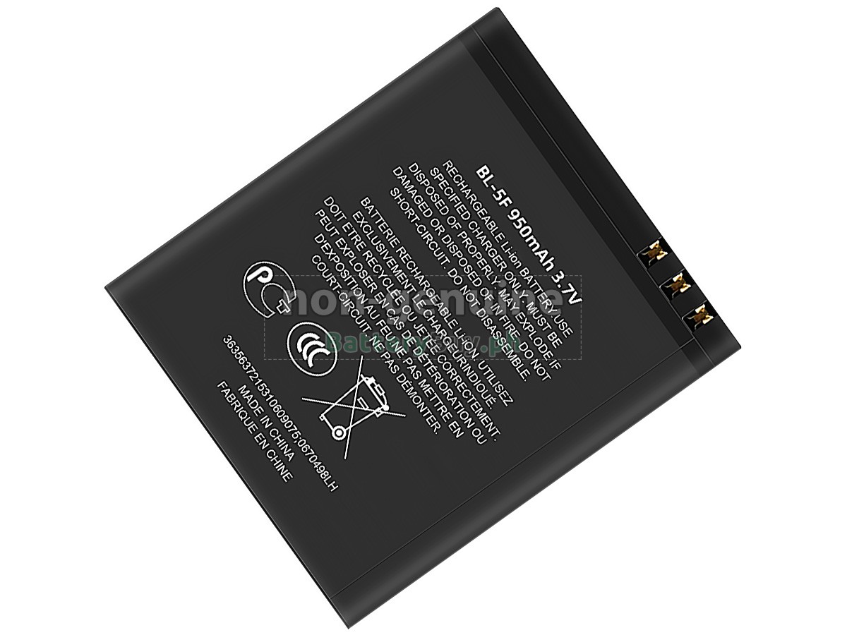 Nokia BL-5F Replacement Battery