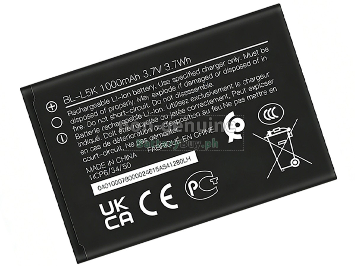 Nokia BL-L5K Replacement Battery
