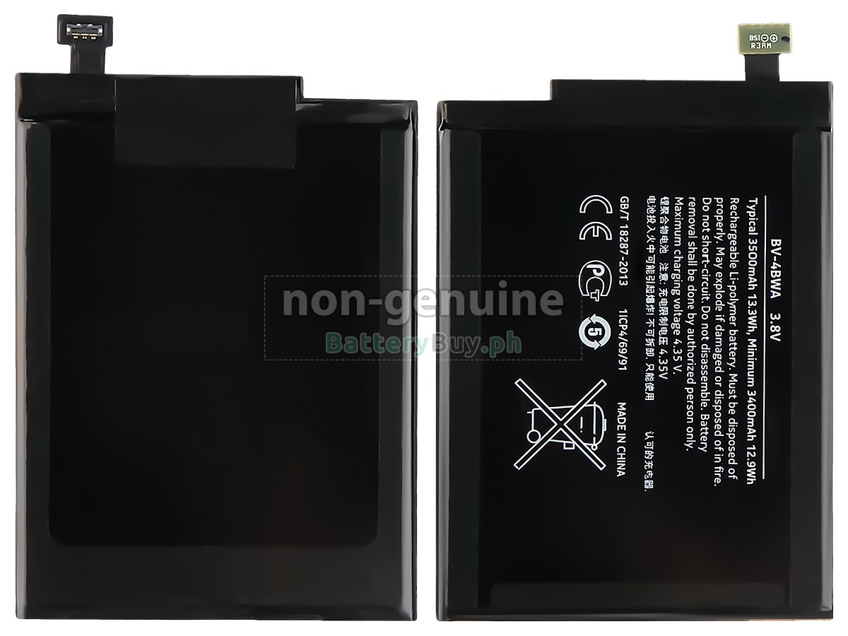 Nokia BV-4BWA Replacement Battery