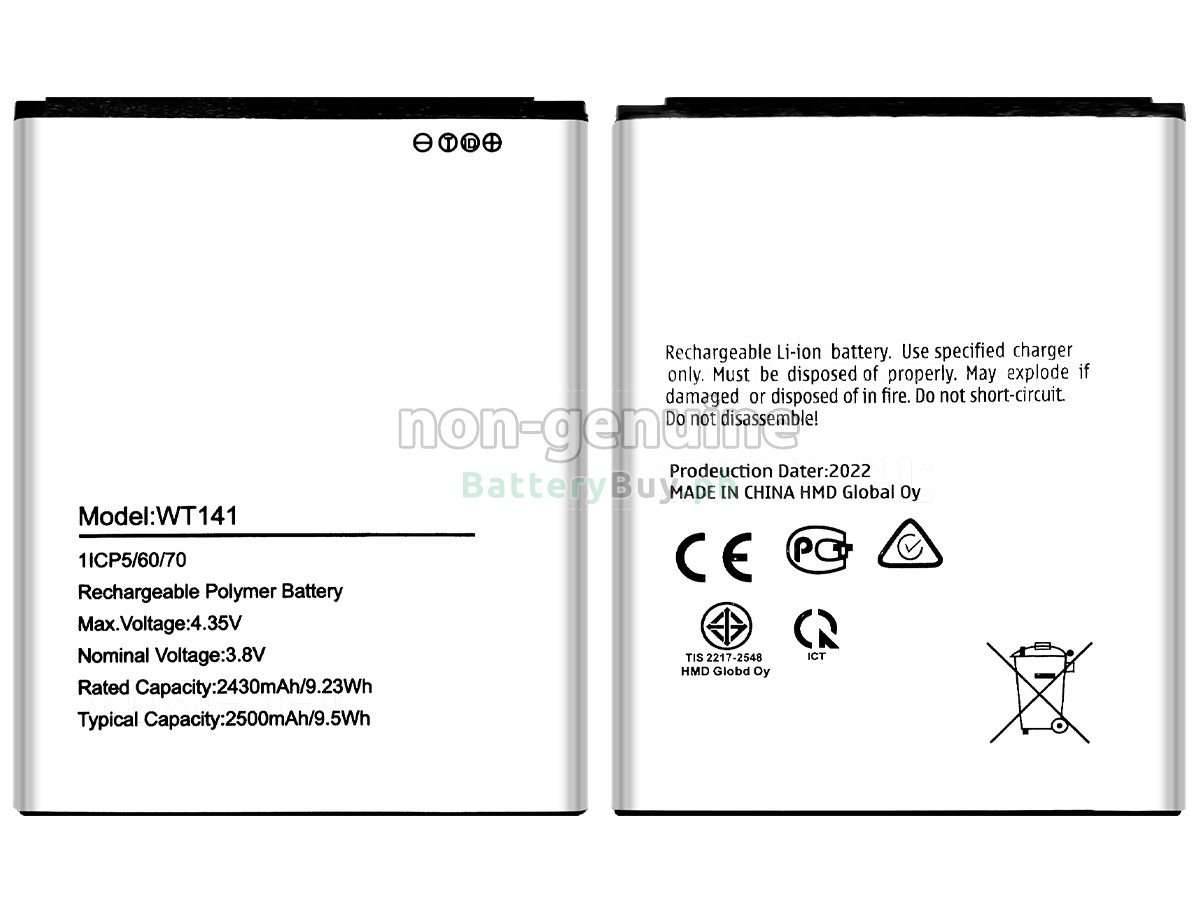 Nokia WT141 Replacement Battery