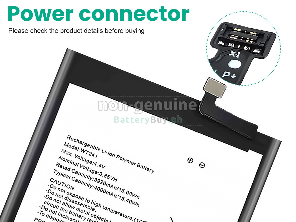 Nokia WT241 Replacement Battery