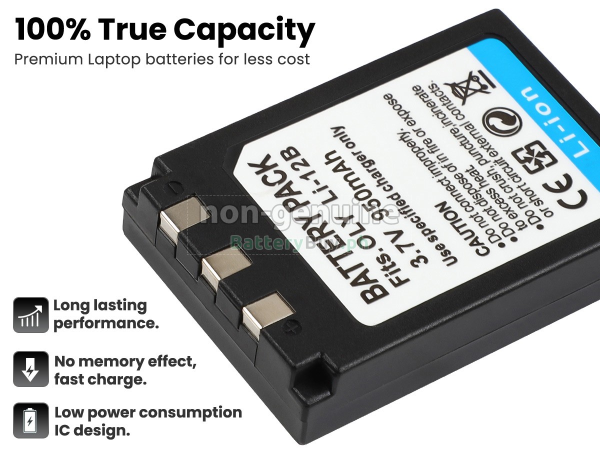 Olympus LI-10B Replacement Battery