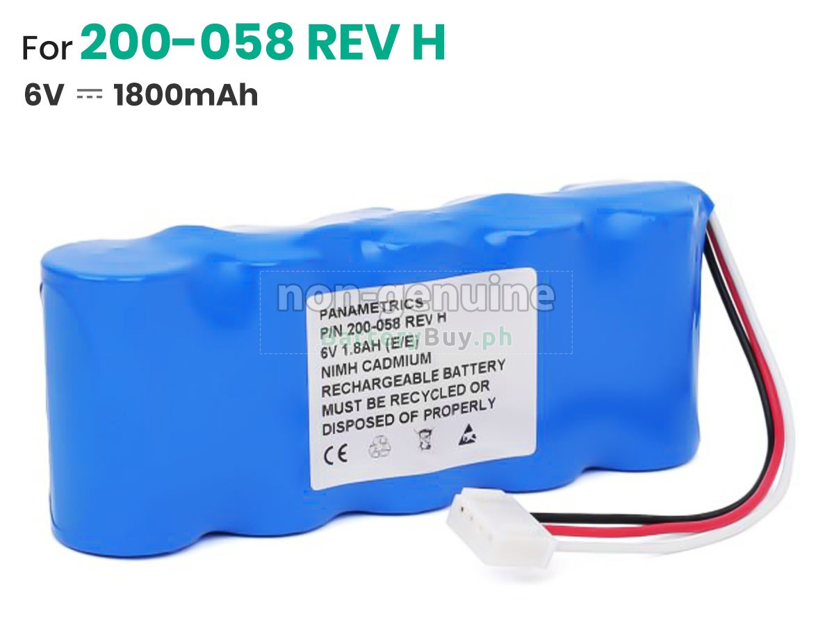 Panametrics KR1800SCE Replacement Battery