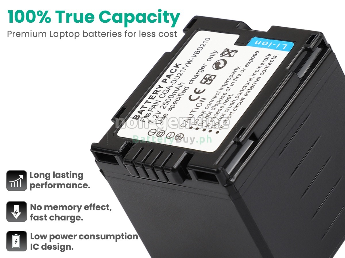 Panasonic NV-GS10EG-A Replacement Battery