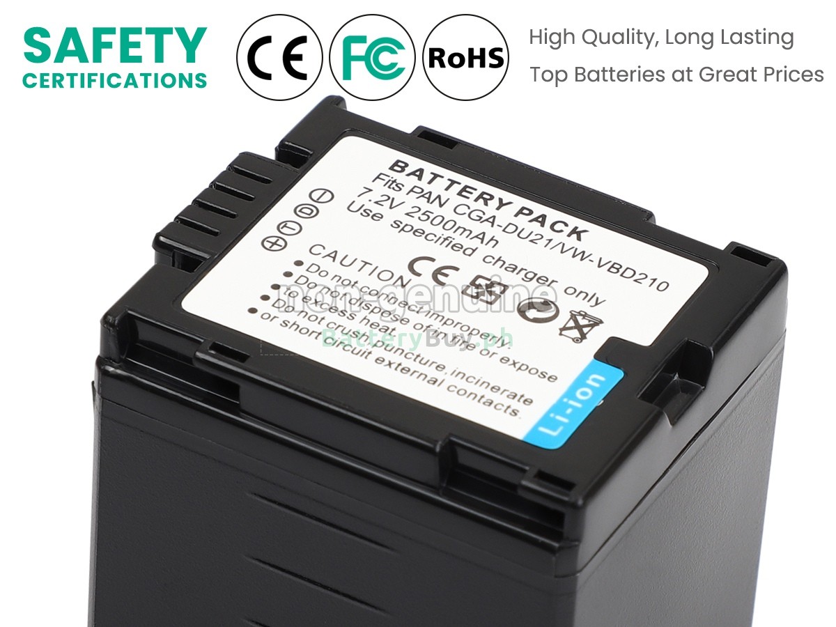 Panasonic NV-GS10EG-A Replacement Battery