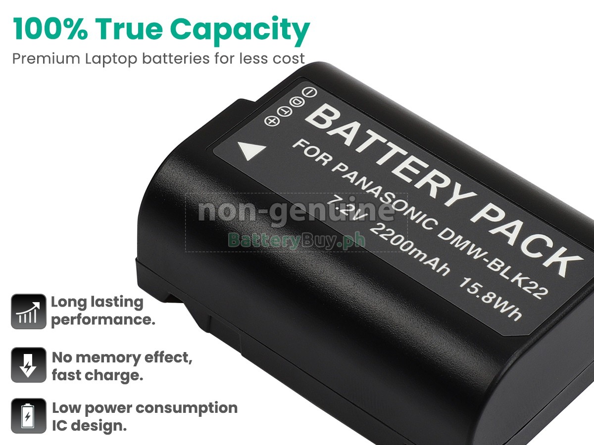 Panasonic DC-S5M2XK Replacement Battery
