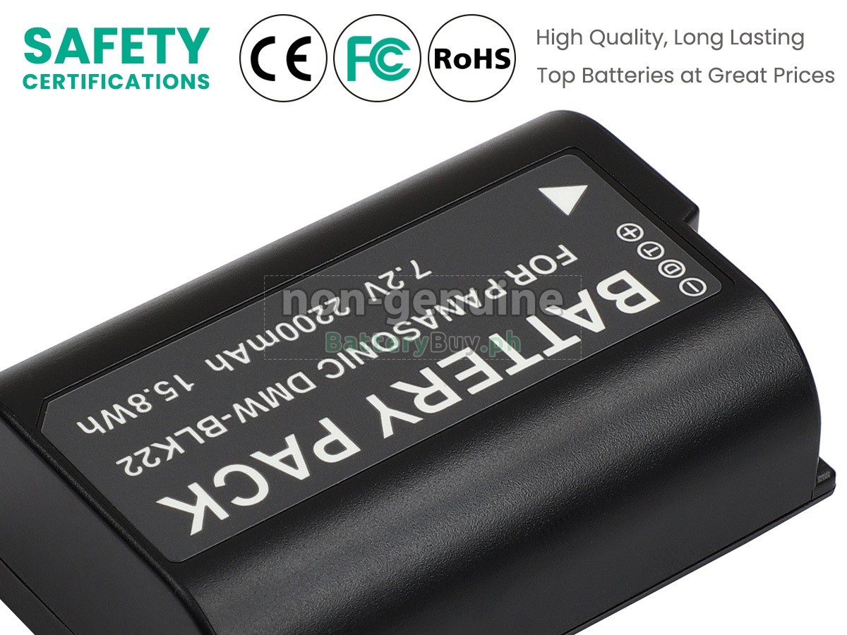 Panasonic DC-S5M2XK Replacement Battery